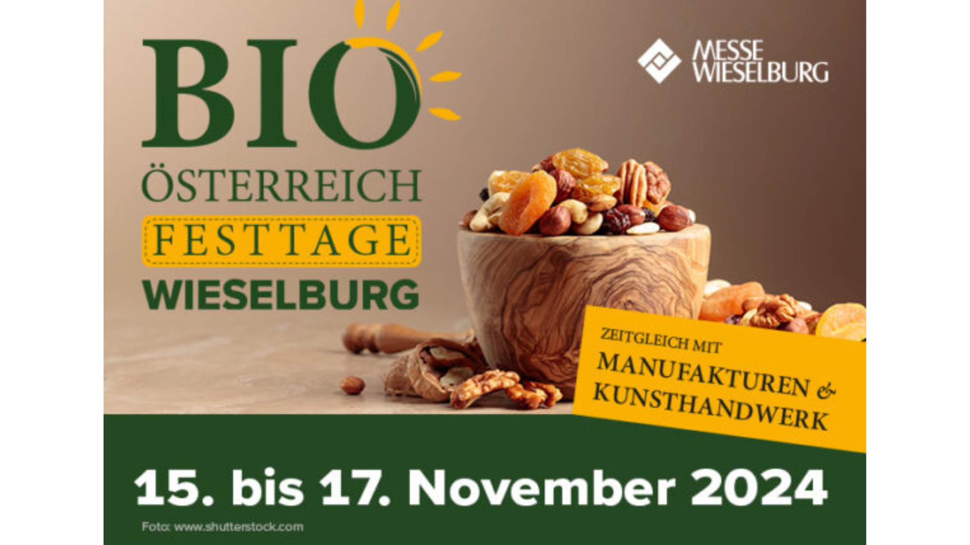 15.-17. Nov. Bio Österreich Festtage